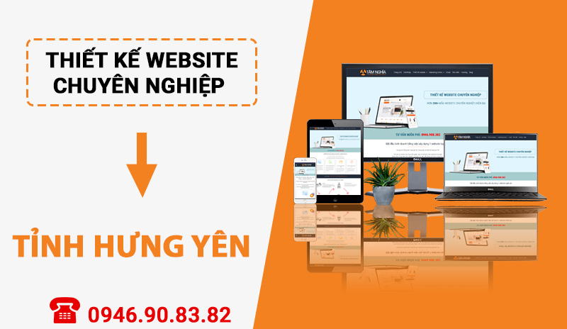 Thiết kế website tại tỉnh Hưng Yên