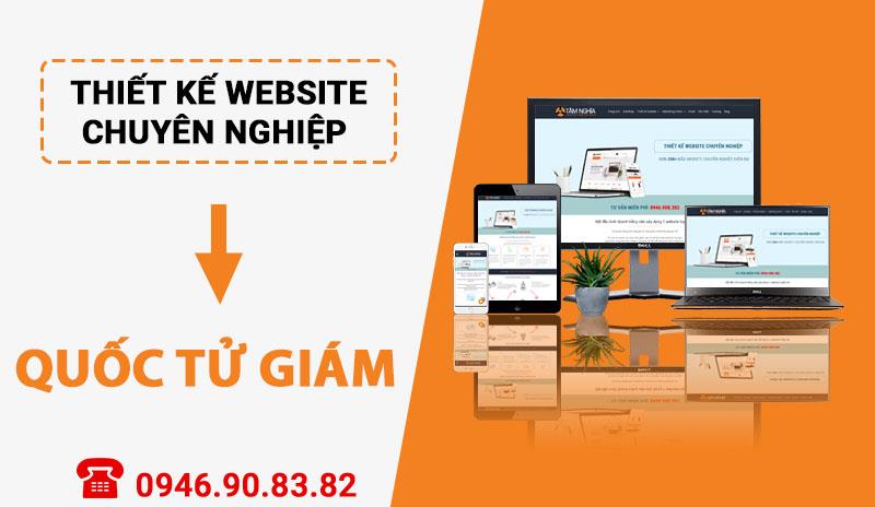 Thiết kế website chuyên nghiệp tại Phường Quốc Tử Giám - Đống Đa